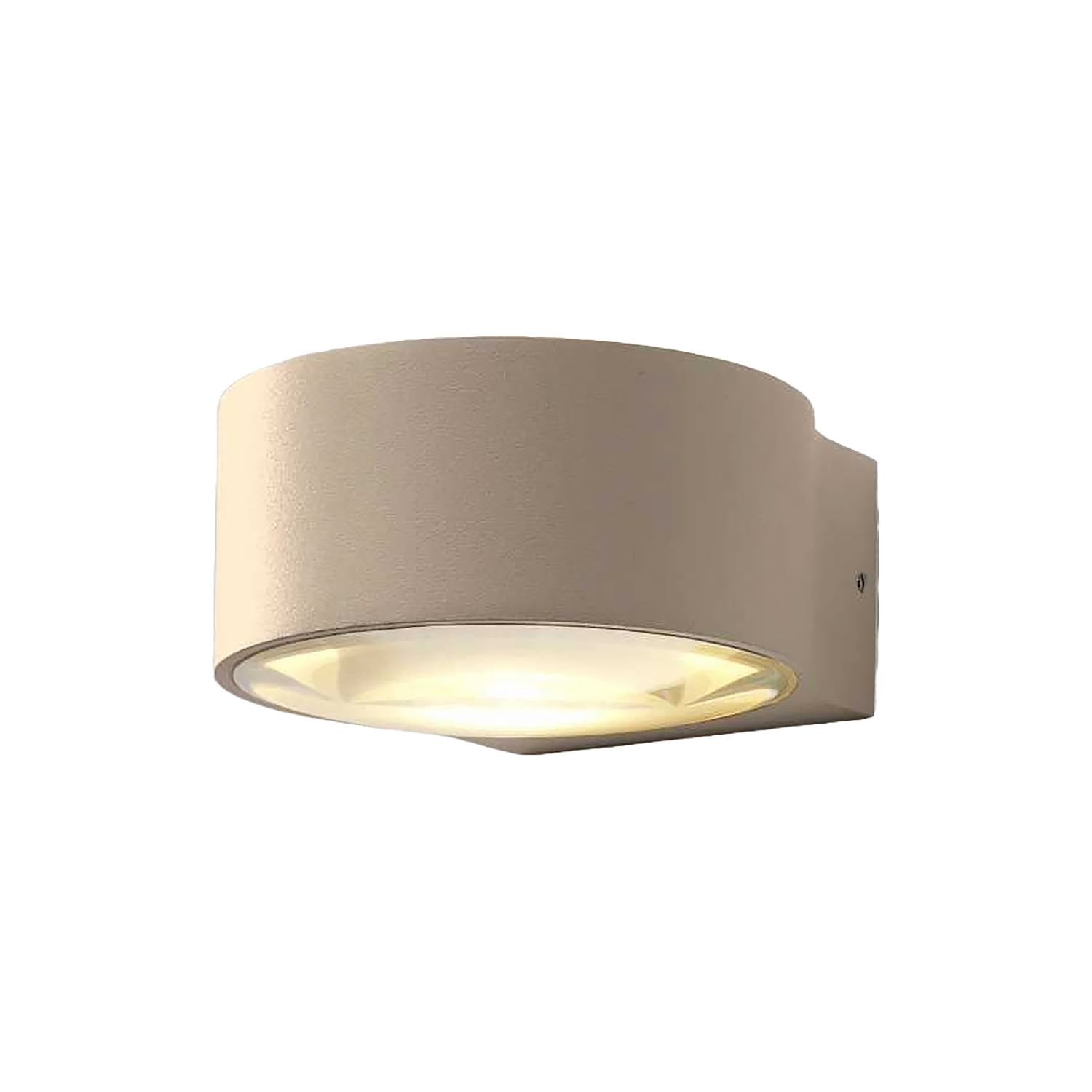 Artdelight wandlamp Hudson - 2 lichts - 12 x 6.5  cm - champagne