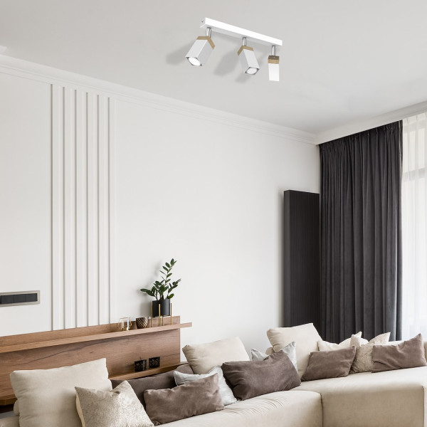 Lampa sufitowa Milagro Solo Gu10 15w Biała