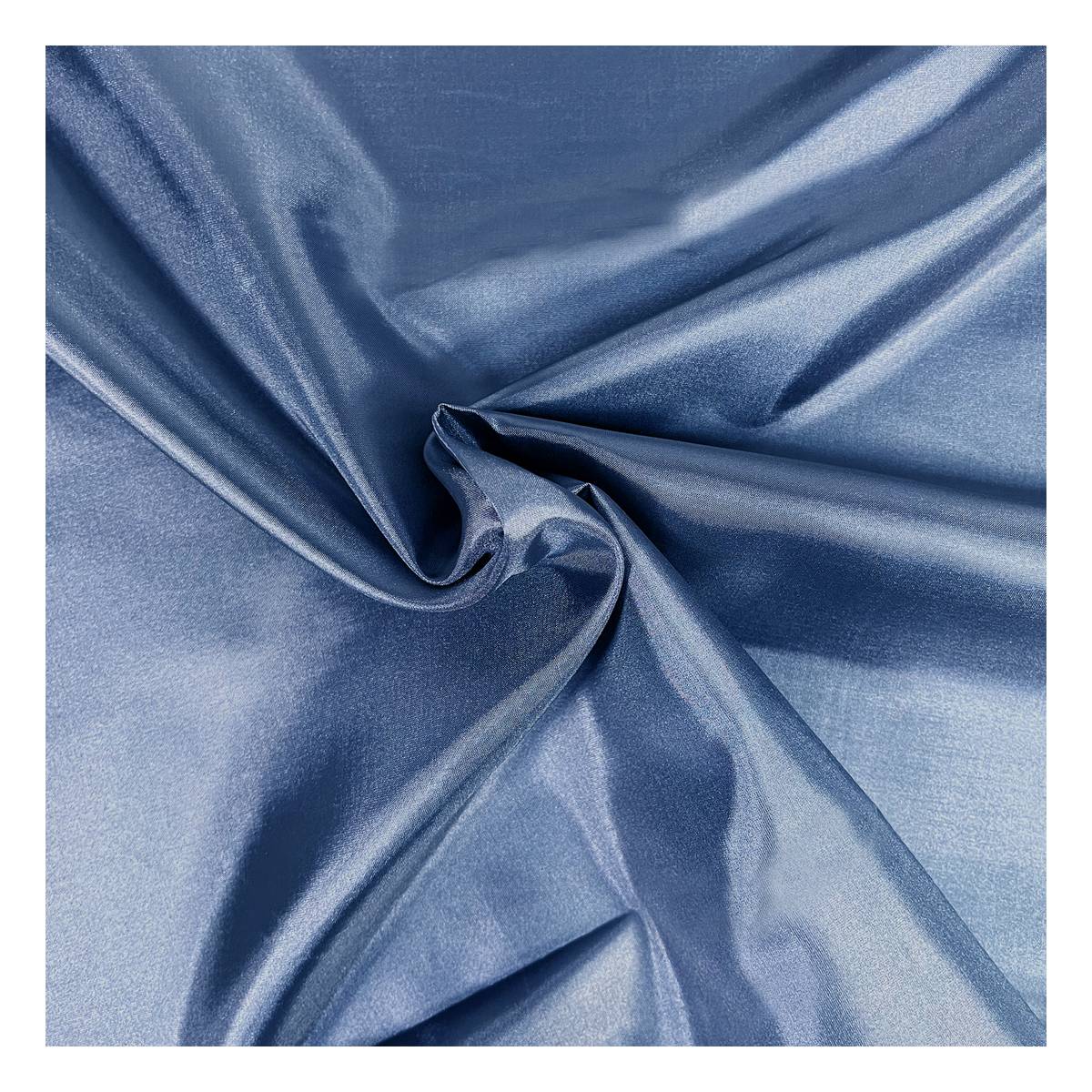 Navy Silky Habutae Fabric by the Metre