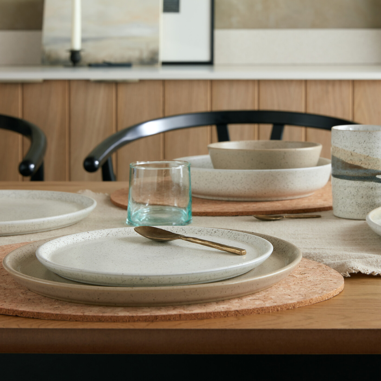 Grain Barley Set Of 4 Medium Plates