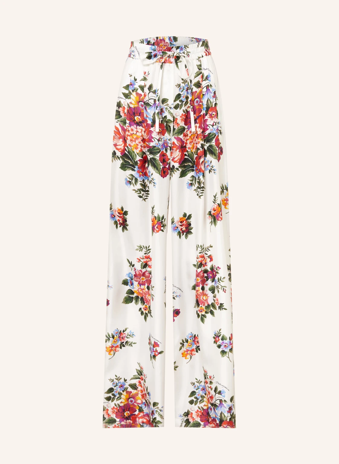 DOLCE & GABBANA Marlenehose aus Seide