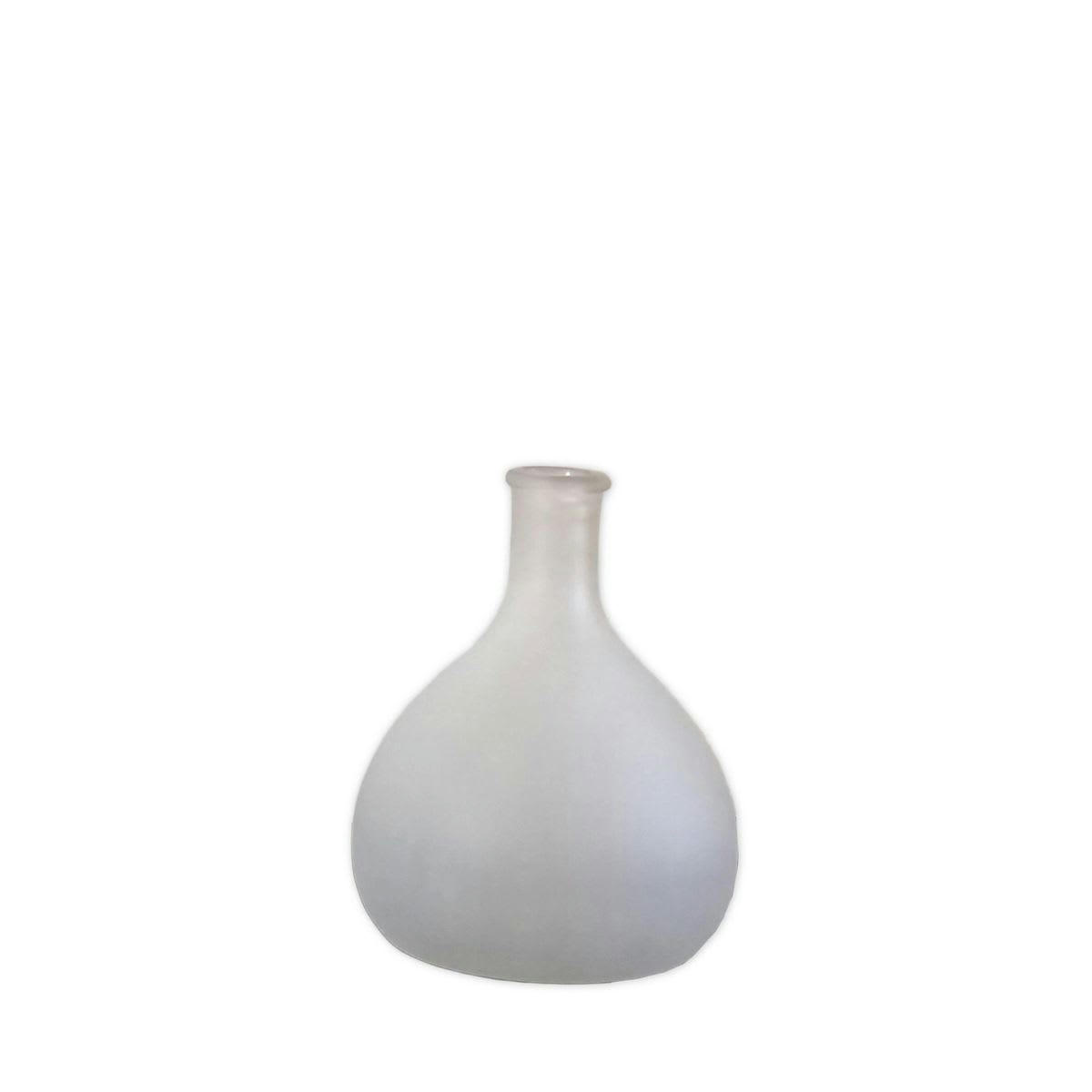 - Vase bonbonne en verre dépoli