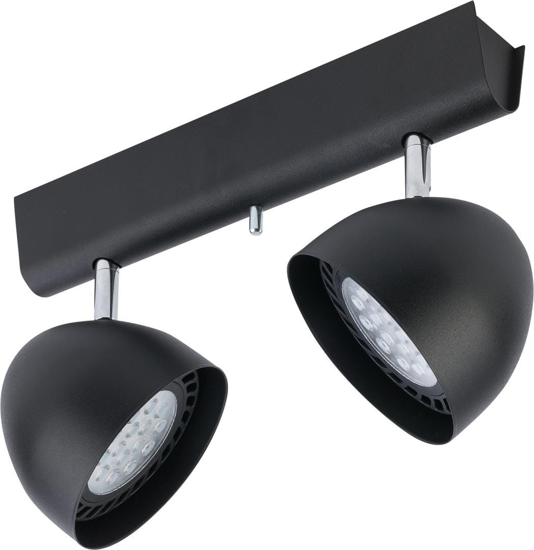 Spot listwa czarny-chromowany VESPA2xES111x75W IP20 Nowodvorski