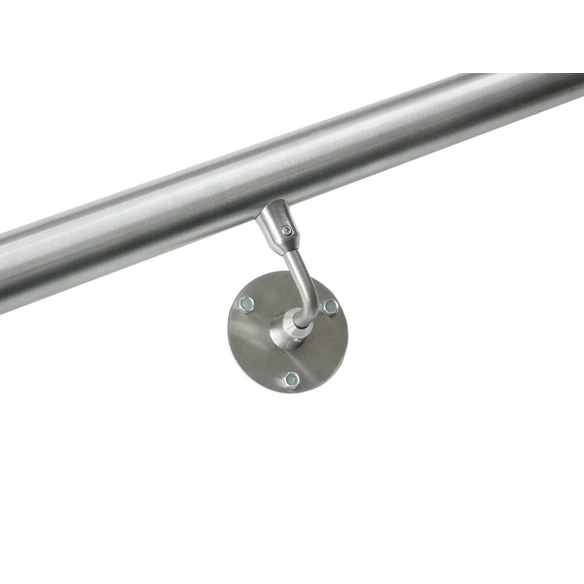 Wandhalter für Handlauf, »B11«, Ø 7 cm, edelstahlfarben
