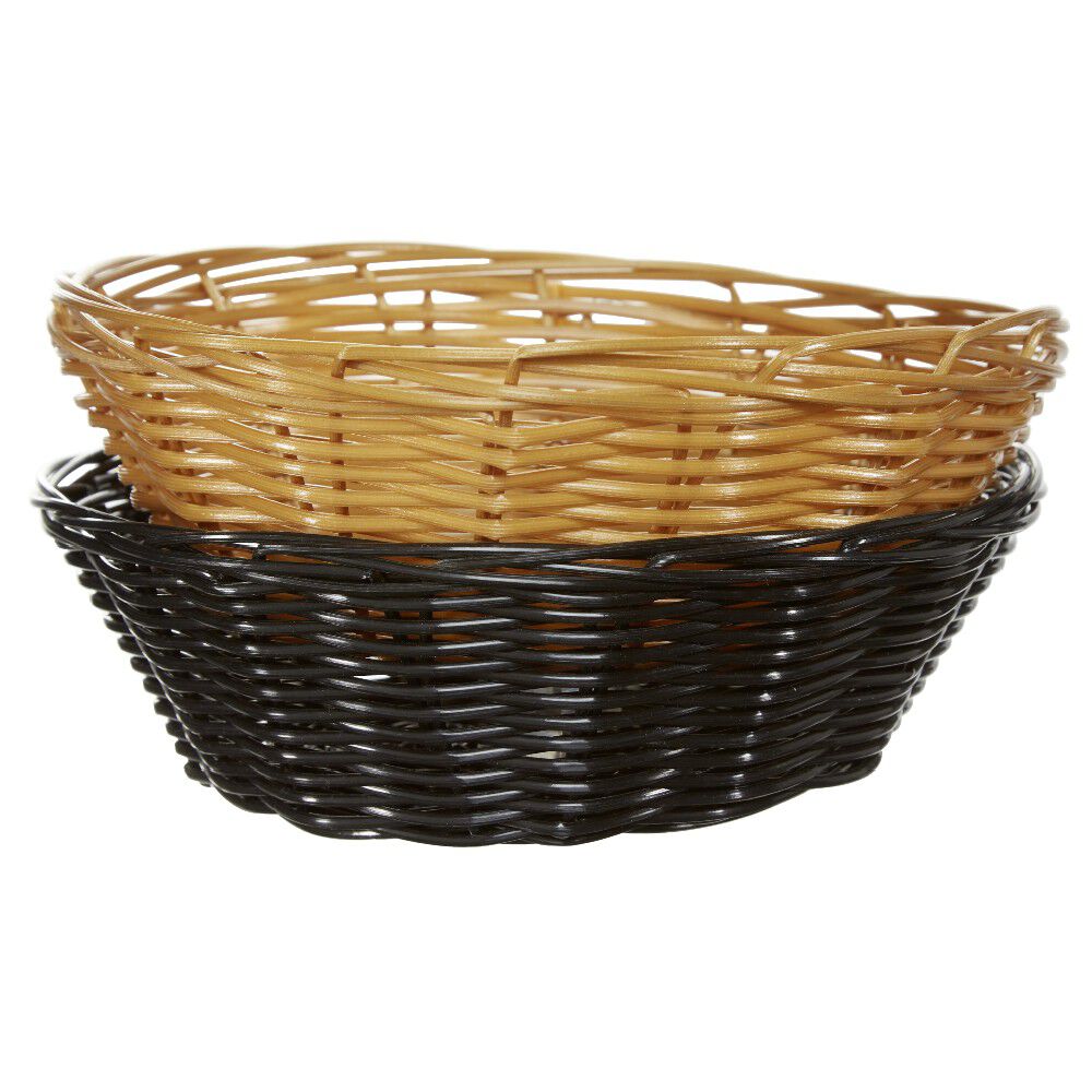 Panière à pain noire et beige x2