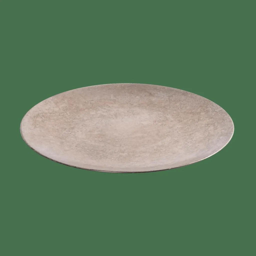 Assiettes Deco^CASA SILVERFOIL Assiette Déco Argent
