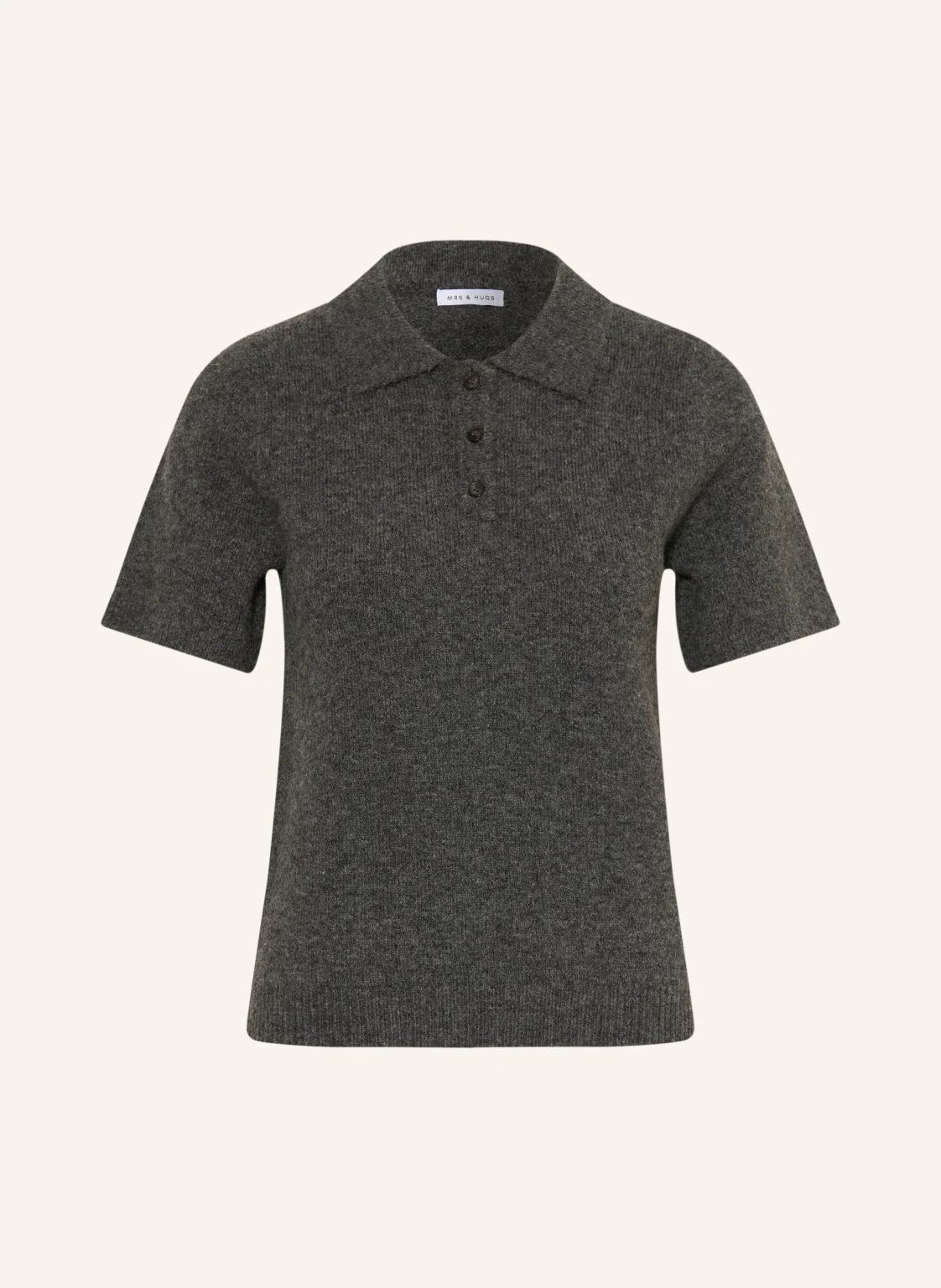 MRS & HUGS Strick-Poloshirt