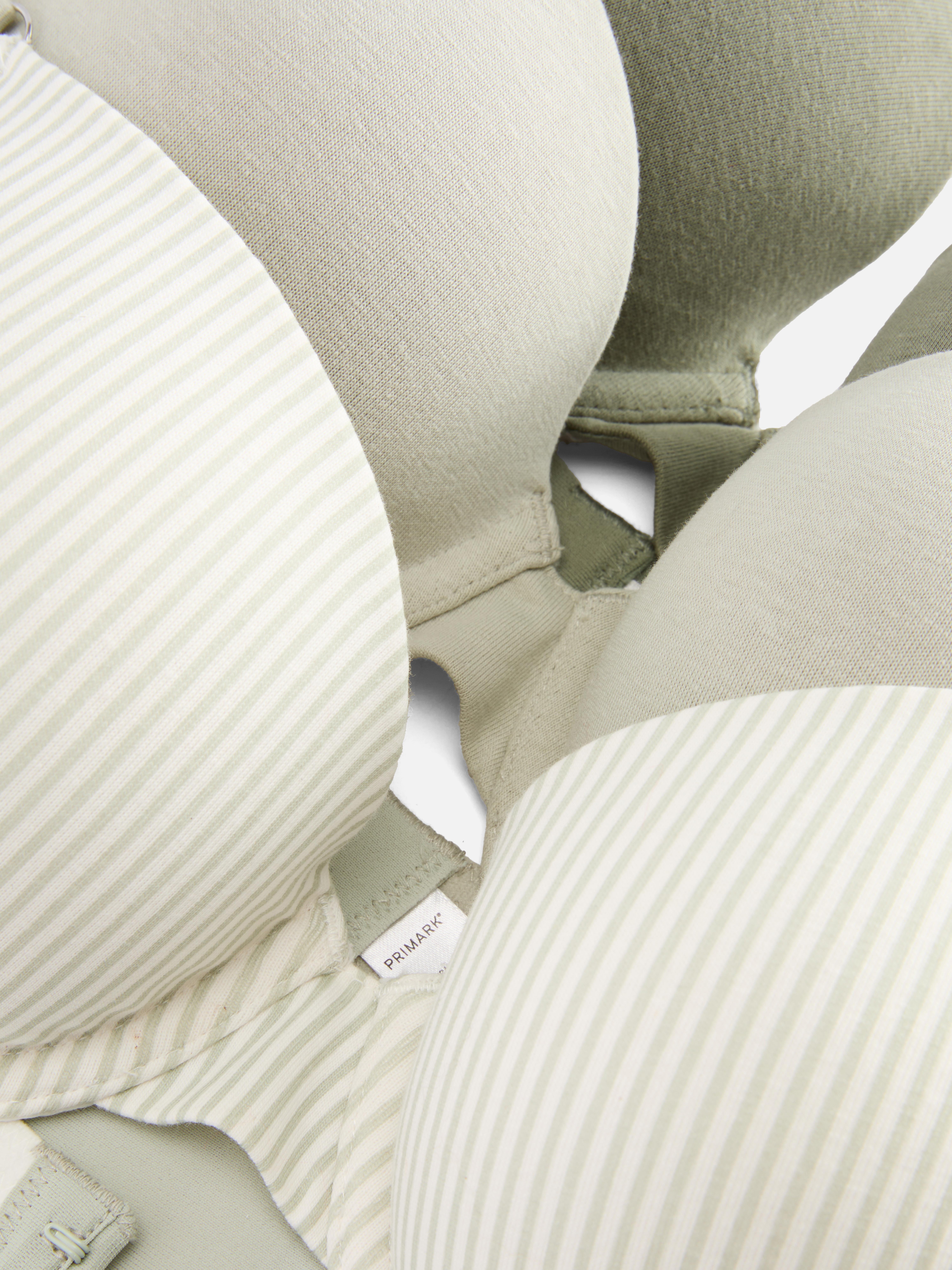 3-Pack Cotton T-Shirt Bras