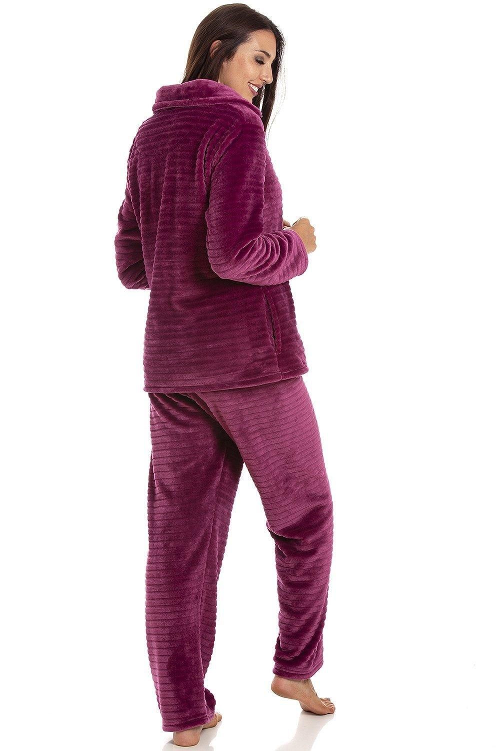 Camille Supersoft Two Piece Striped Pyjama Set
