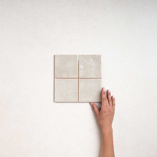 Faïence Effet Zellige Blanc CHAOUEN 10x10 Ice - Les Carreaux de Jean
