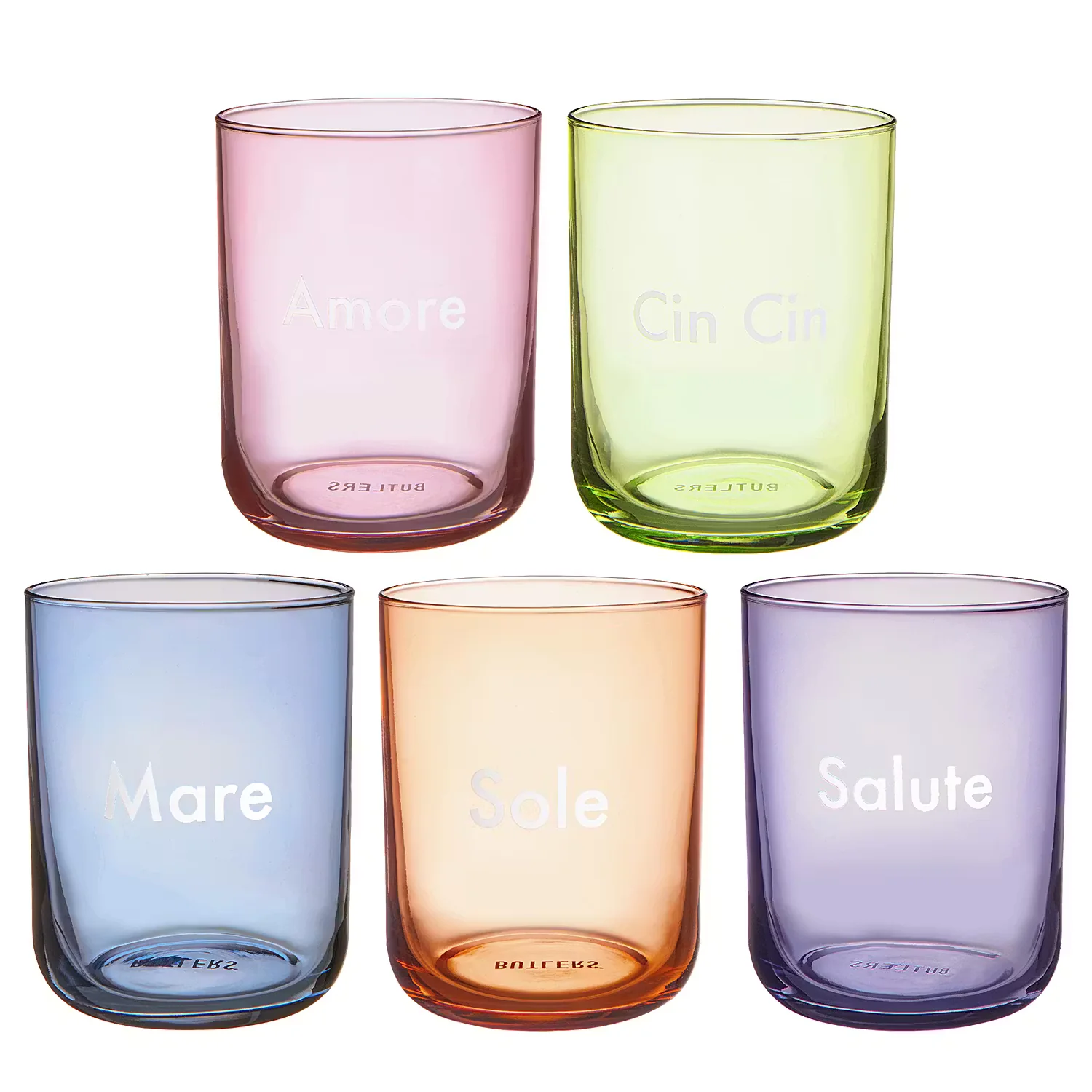 COLORATA Gläser-Set 5-tlg.