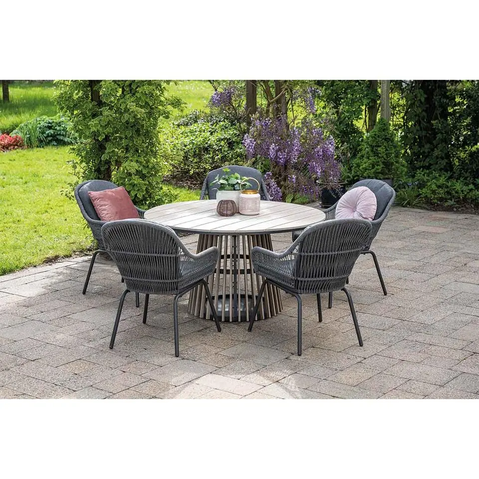 Garden Impressions Yima tuinset 6-delig - Annie tuintafel &Oslash;148cm
