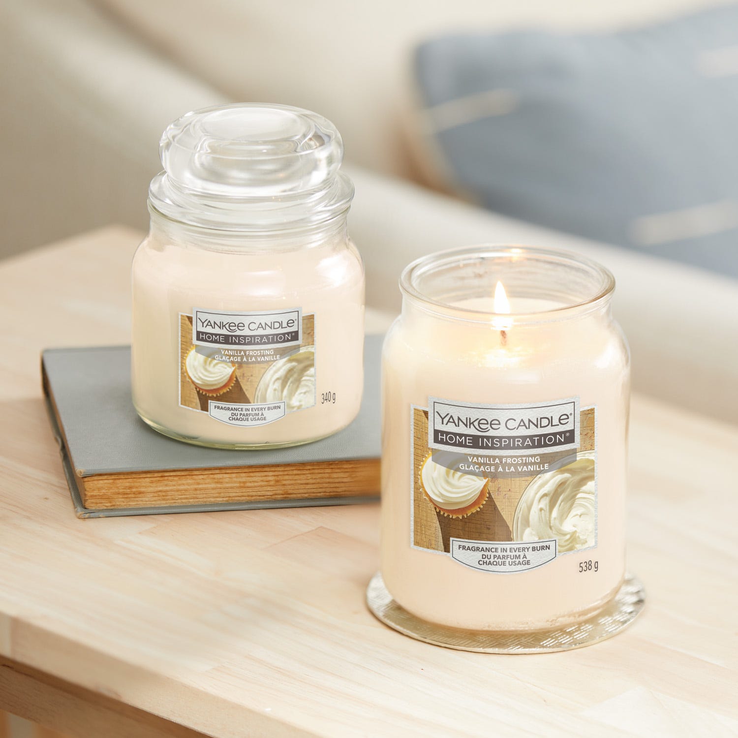 Vanilla Frosting, candela in giara media Yankee Candle