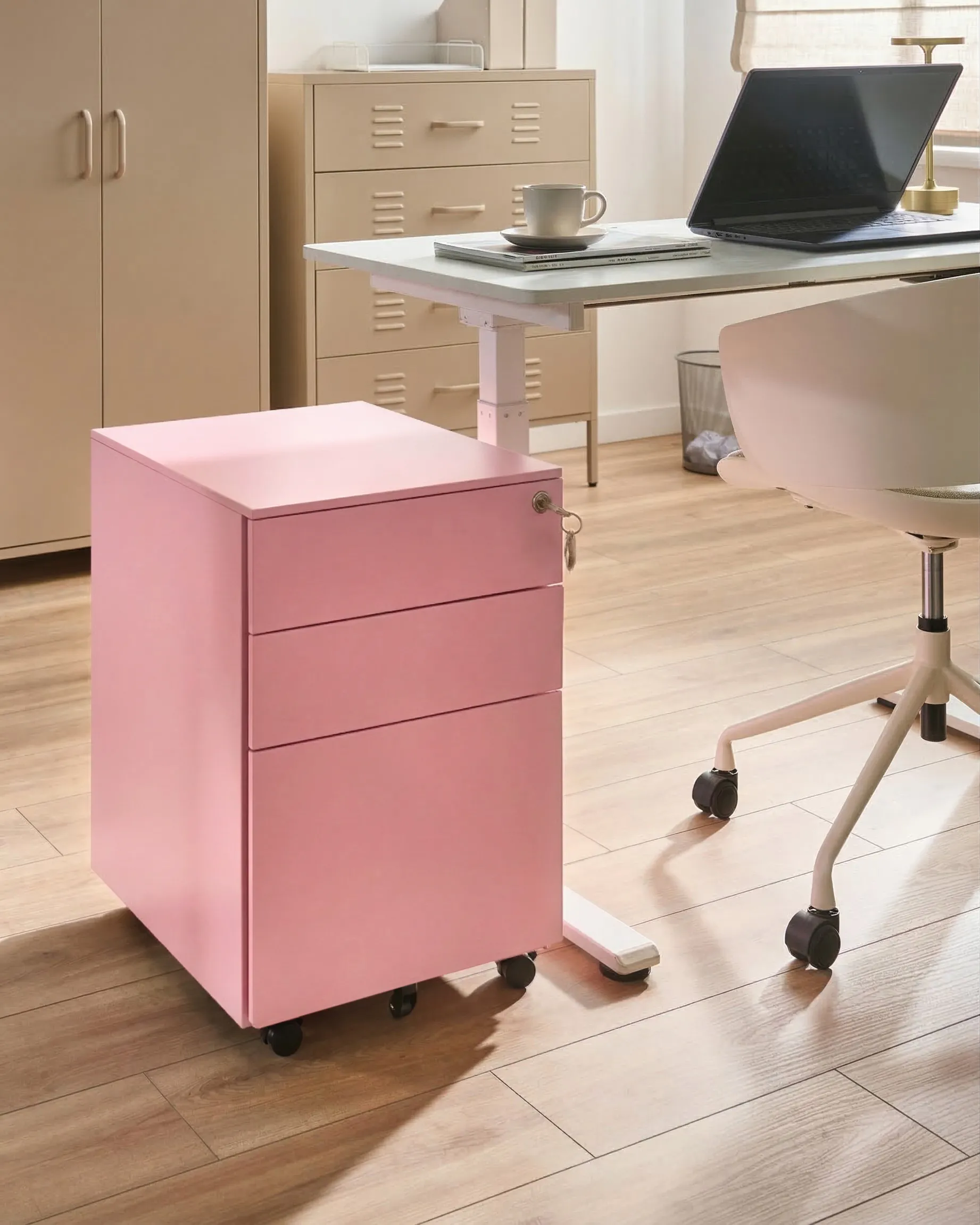 Storage Unit CAMI Metal Pink