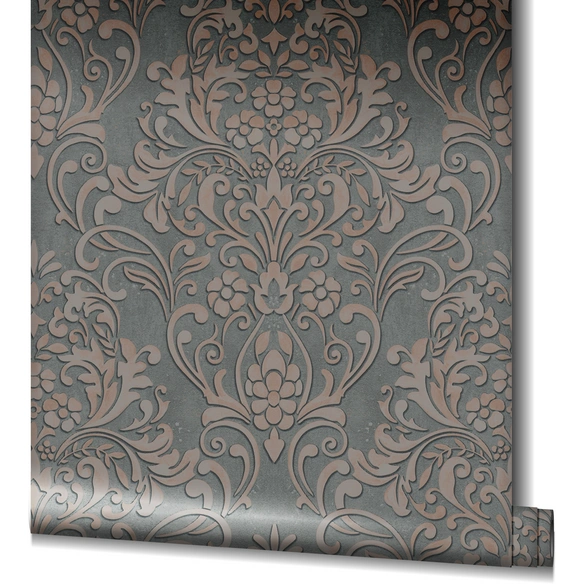 Vliestapete »City Glam«, Ornament, grau