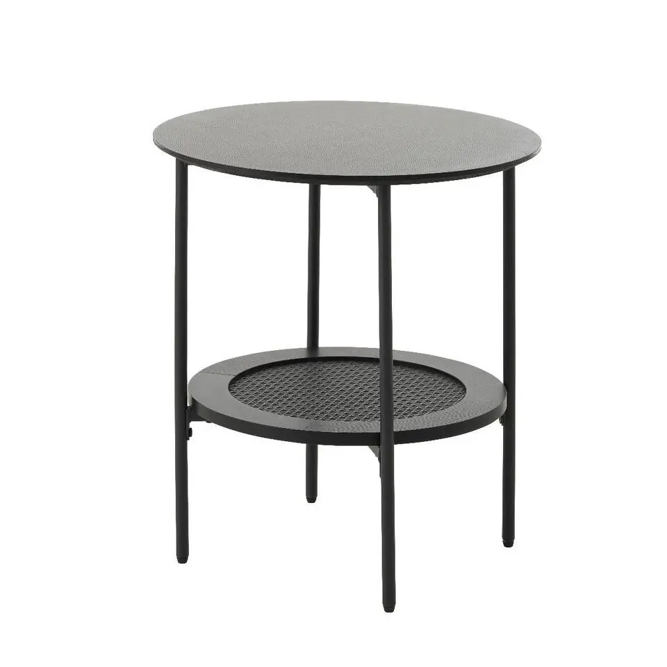 Nordic Home - Meya bijzettafel &Oslash;50 cm - zwart