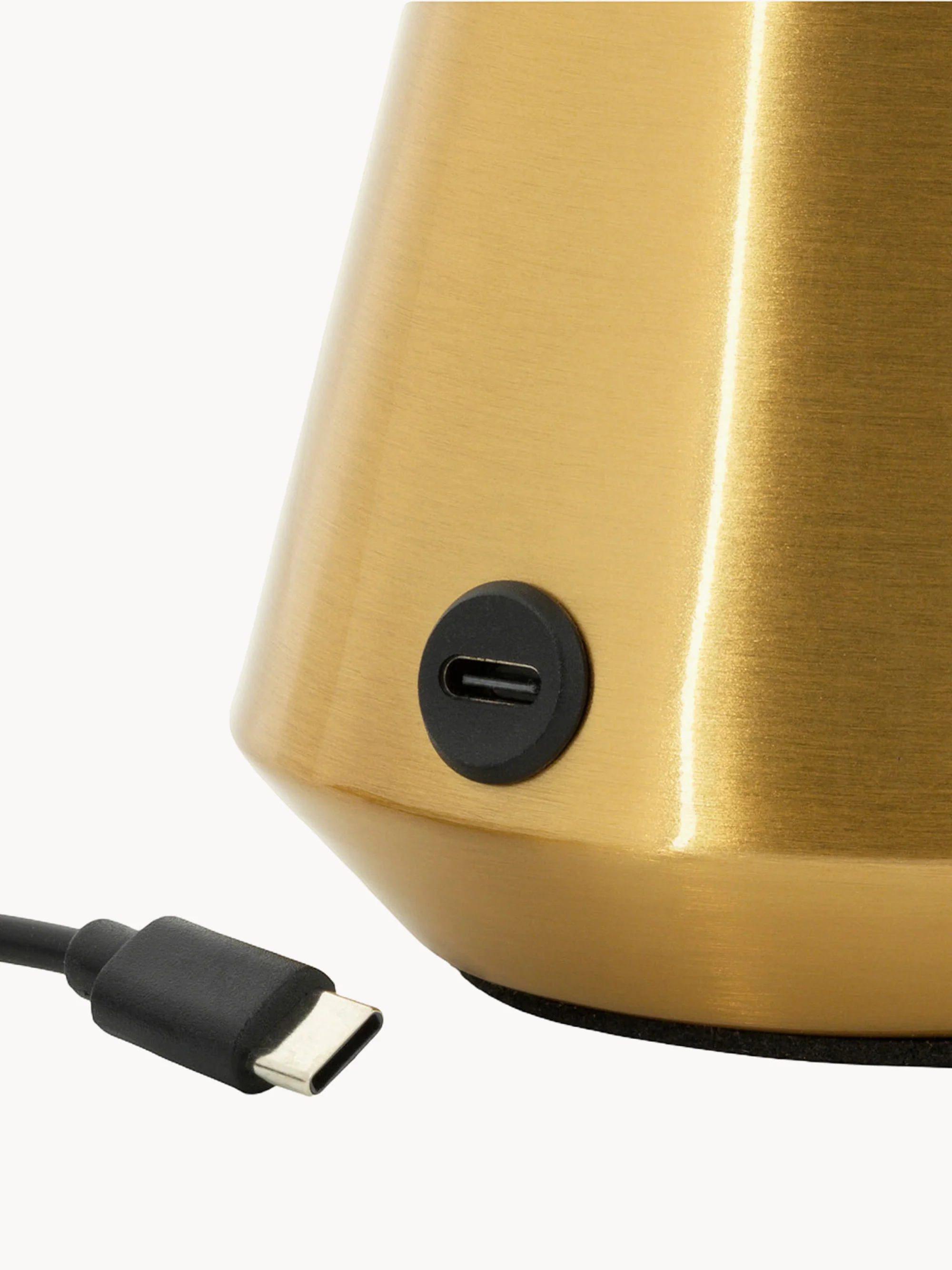 Mobile LED-Tischlampe Disco Muffin, dimmbare