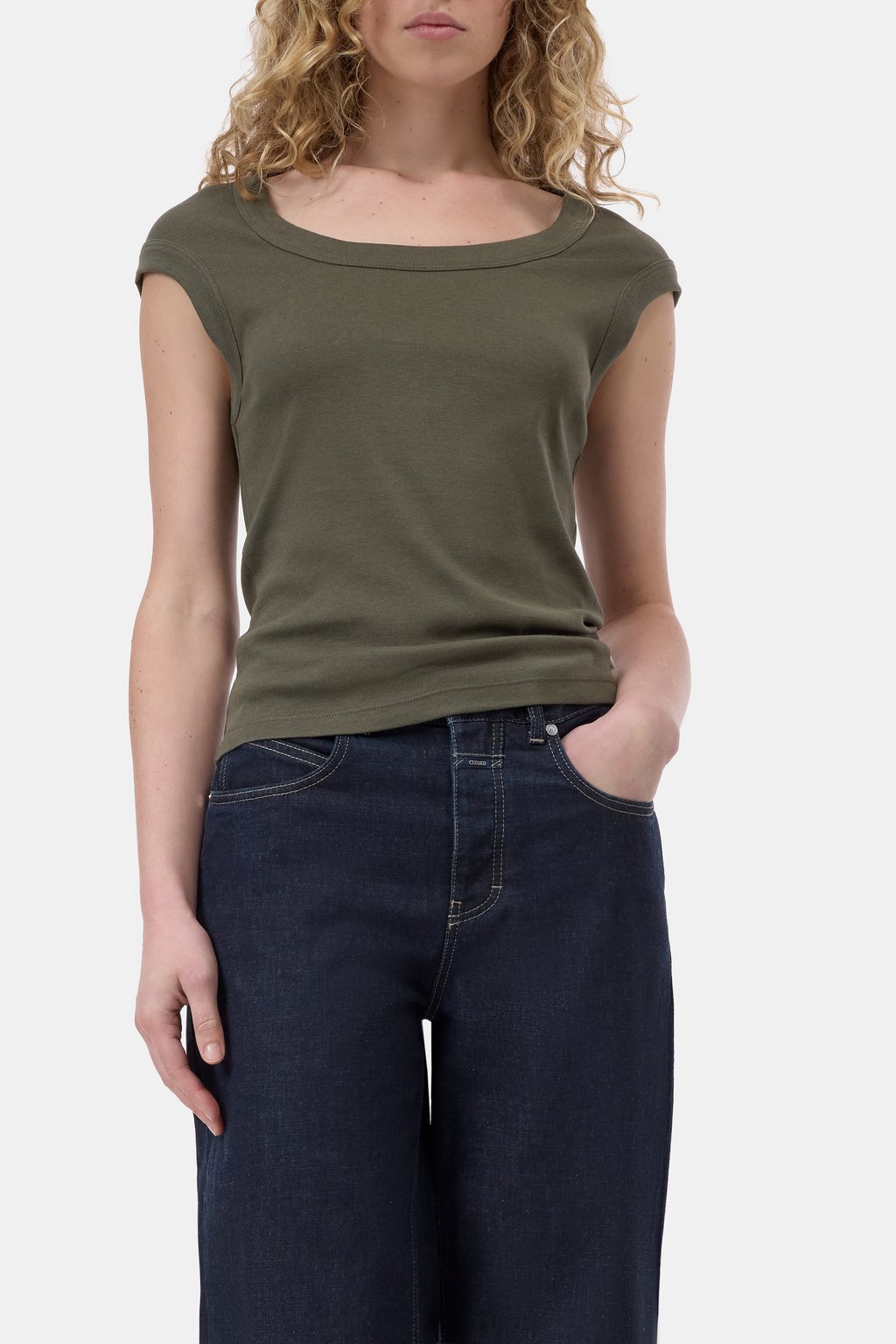 T-Shirt aus Baumwoll-Mix