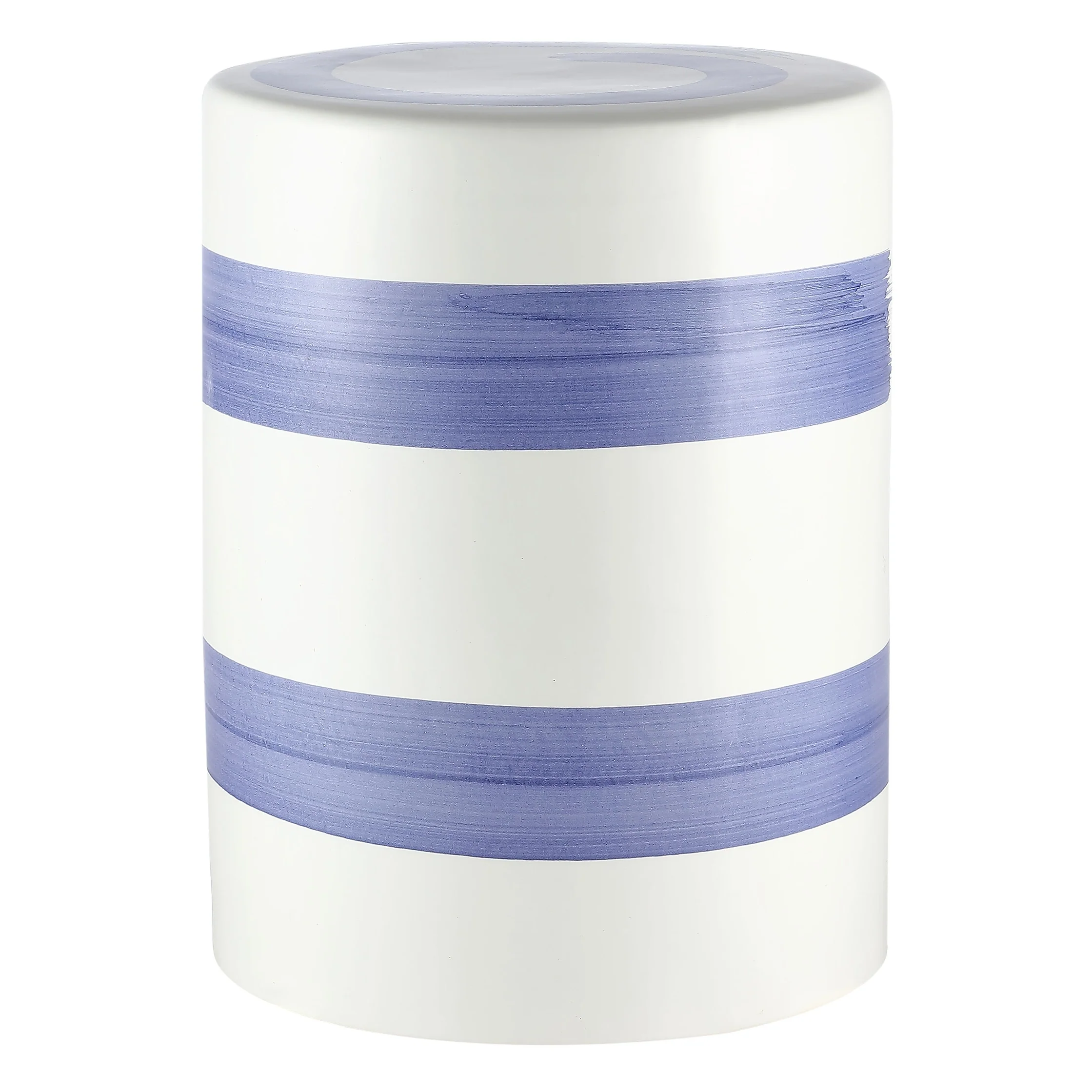 SAFAVIEH Amie Stripe Ceramic Decorative Garden Stool