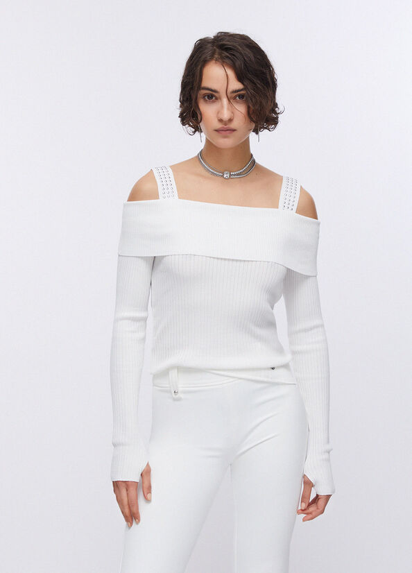 Maglia con maniche thumbhole