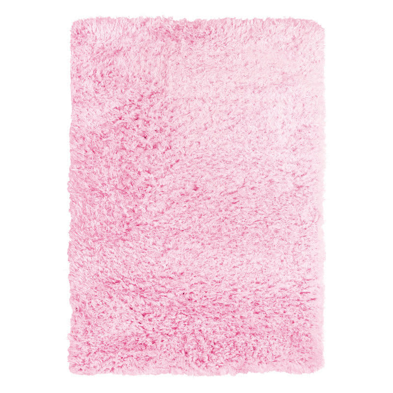AUTHENTIK - Tapis tout doux fausse fourrure rose 160x230