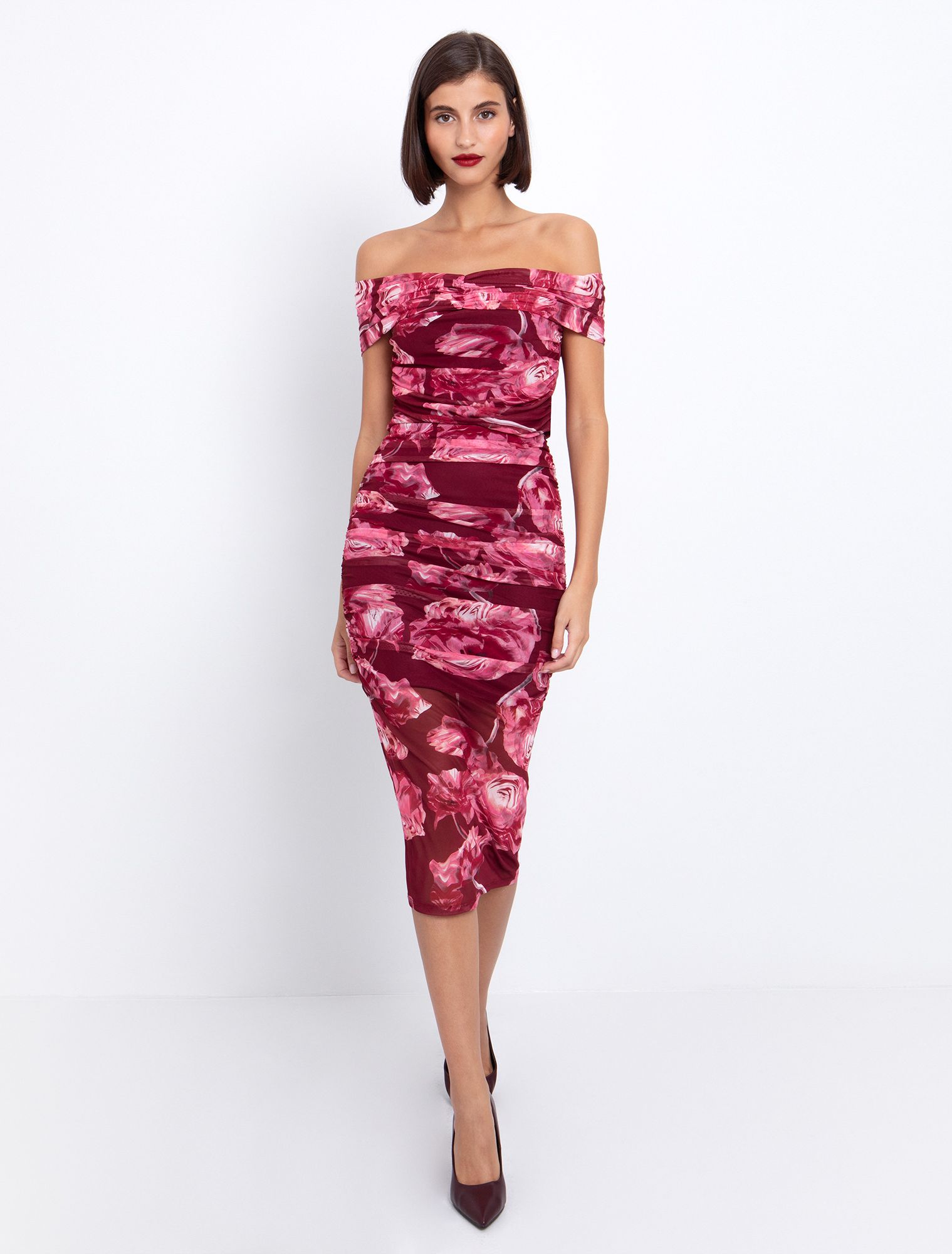 Tulle τοπ φλοράλ