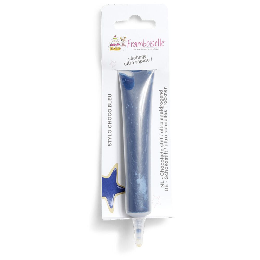 Stylo à pâtisserie choco bleu Framboiselle 25g