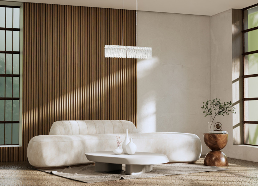 Lampa wisząca NOSTA chromowana LED 1x16W Ciepła biel 1507lm Italux