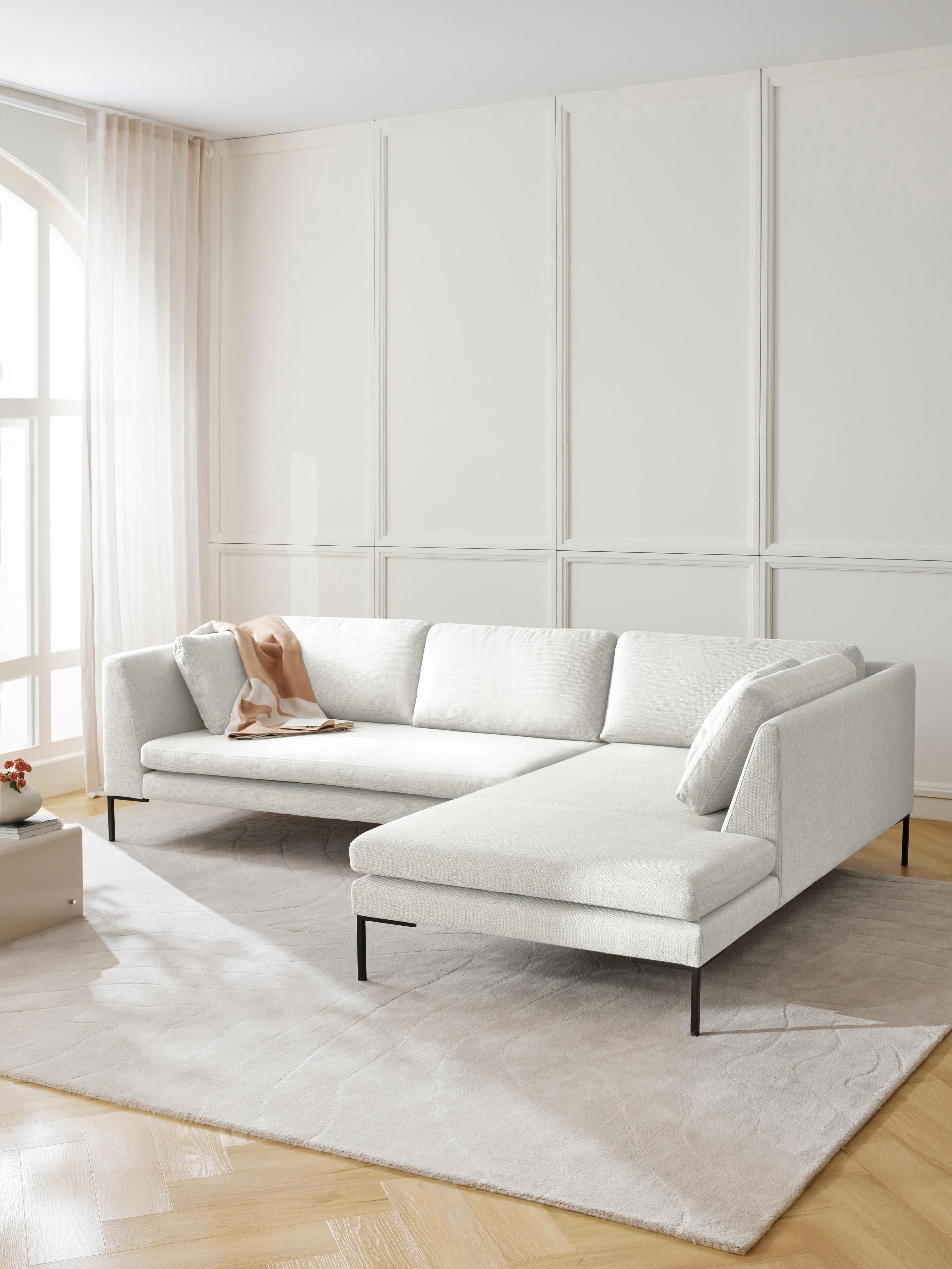Ecksofa Emma mit Metall-Füßen