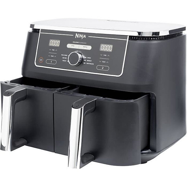 Friteuse Electriquesans huile NINJA - Foodi Max Dual Zone AF400EU - Capacité 9,5L - 6 programmes de cuisson - 2470W