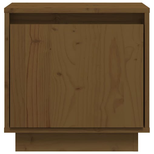 NNEVL Bedside Cabinets 2 pcs Honey Brown 40x30x40 cm Solid Wood Pine