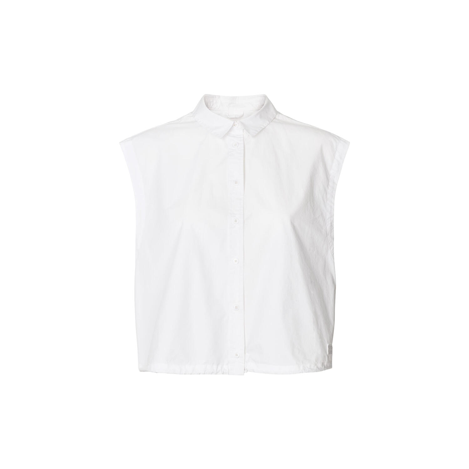 Sleeveless Shirt Worki, white