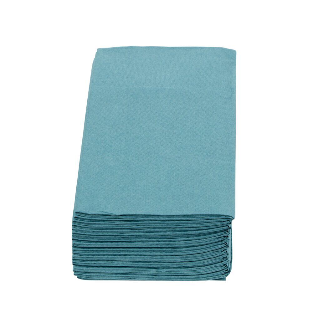 Serviette range couverts 40cm vert émeraude x20