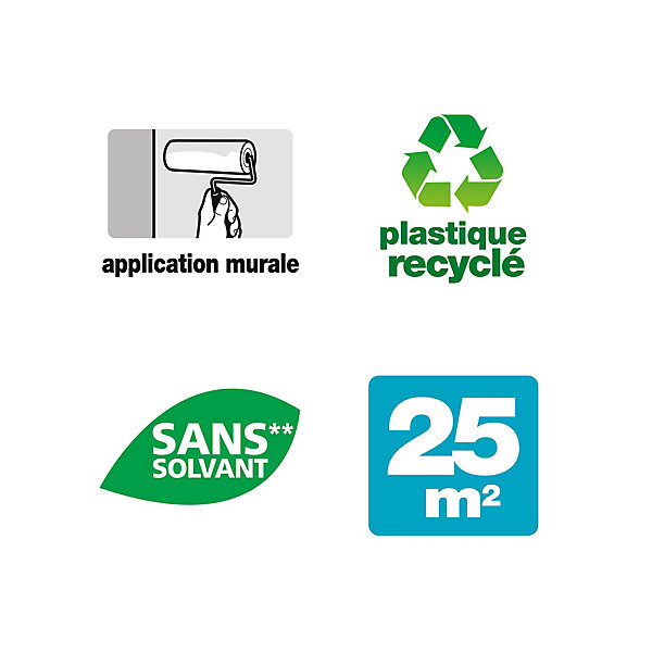 Colle toile de verre Quelyd pâte avec indicateur coloré 5kg