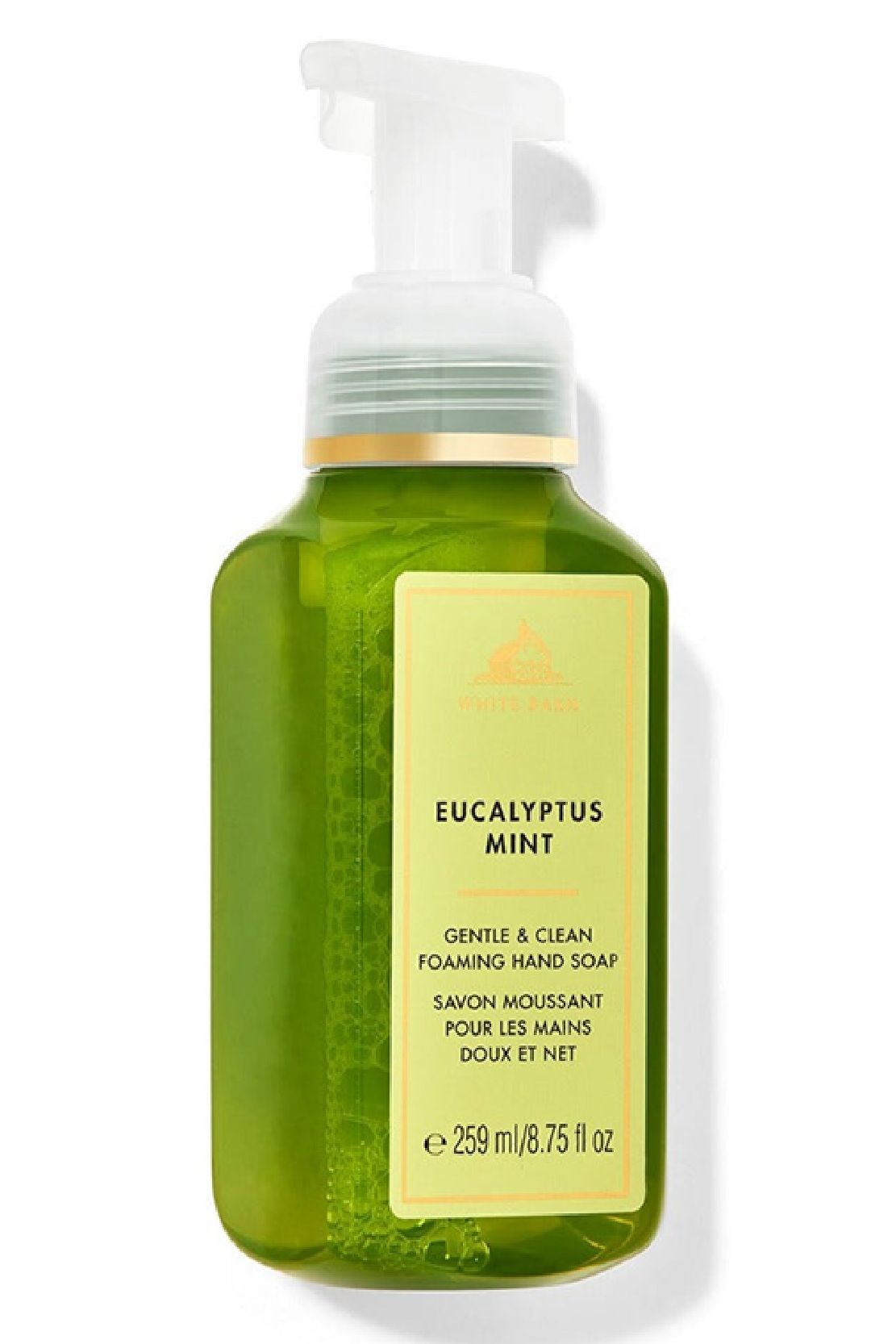 Bath & Body Works Eucalyptus Mint Foaming Hand Soap – Gentle Cleansing Formula 259ml