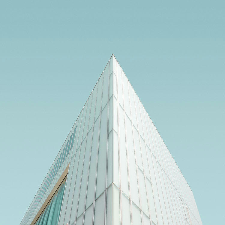 PERSPECTIVE - Photographie d'art de Nicolas Rottiers 60x60 cm sur alu