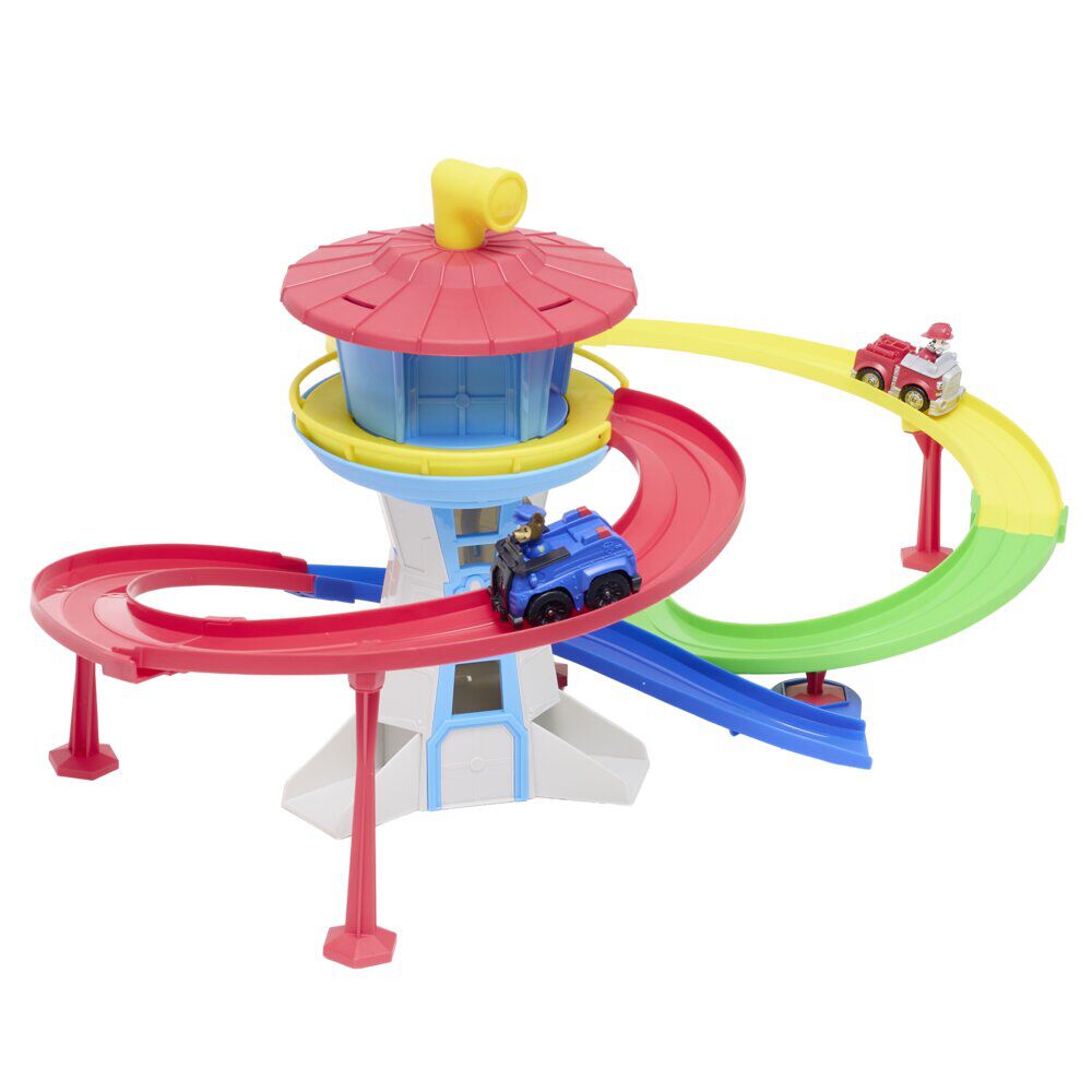Tour de contrôle Pat Patrouille 2 véhicules inclus H35cm