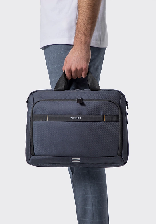 Torba z miejscem na laptopa 17” granatowa