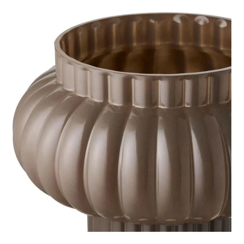 Hioshop Sia vaas &Oslash;27cm bruin