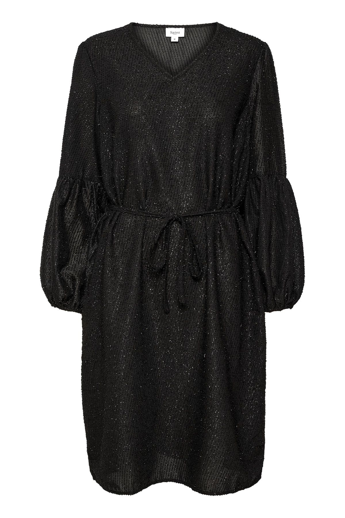 Saint Tropez BriSZ V-neck Glitter Casual Fit Dress