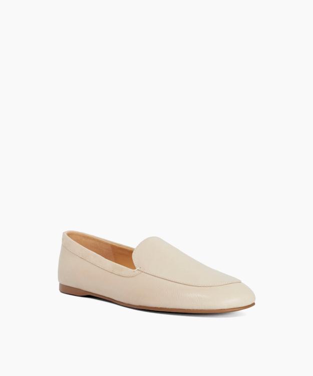 Gosette Ecru - Leather Loafers