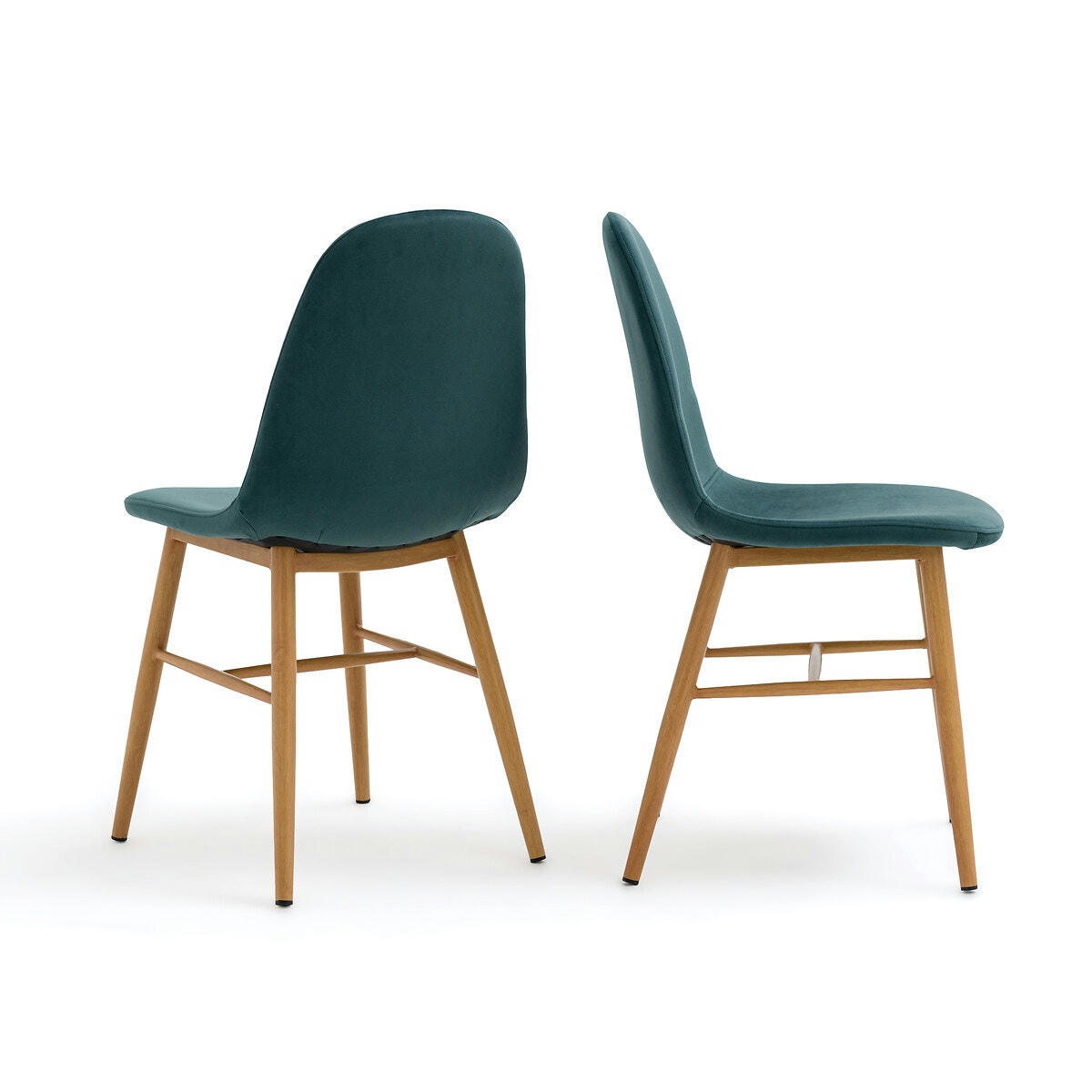 Lot de 2 chaises velours, Polina