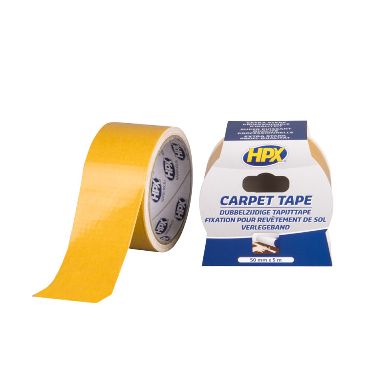 Adhésif double-face pour revêtement de sol Blanc 5 m HPX