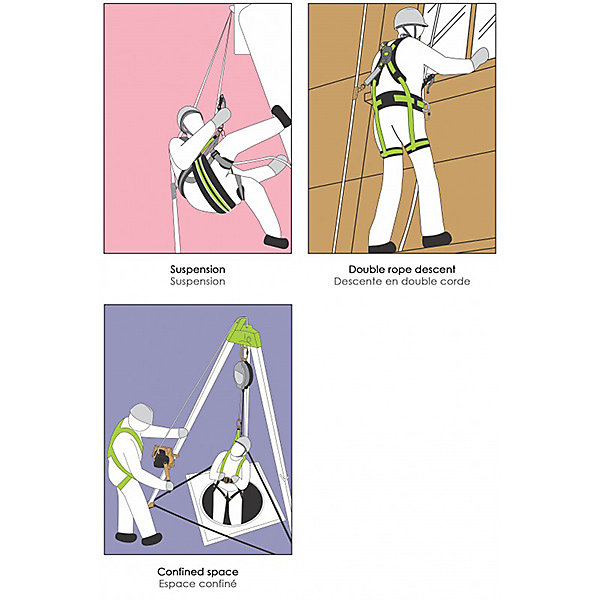 Harnais de suspension - 5 points d'ancrage - TU - FA1021300