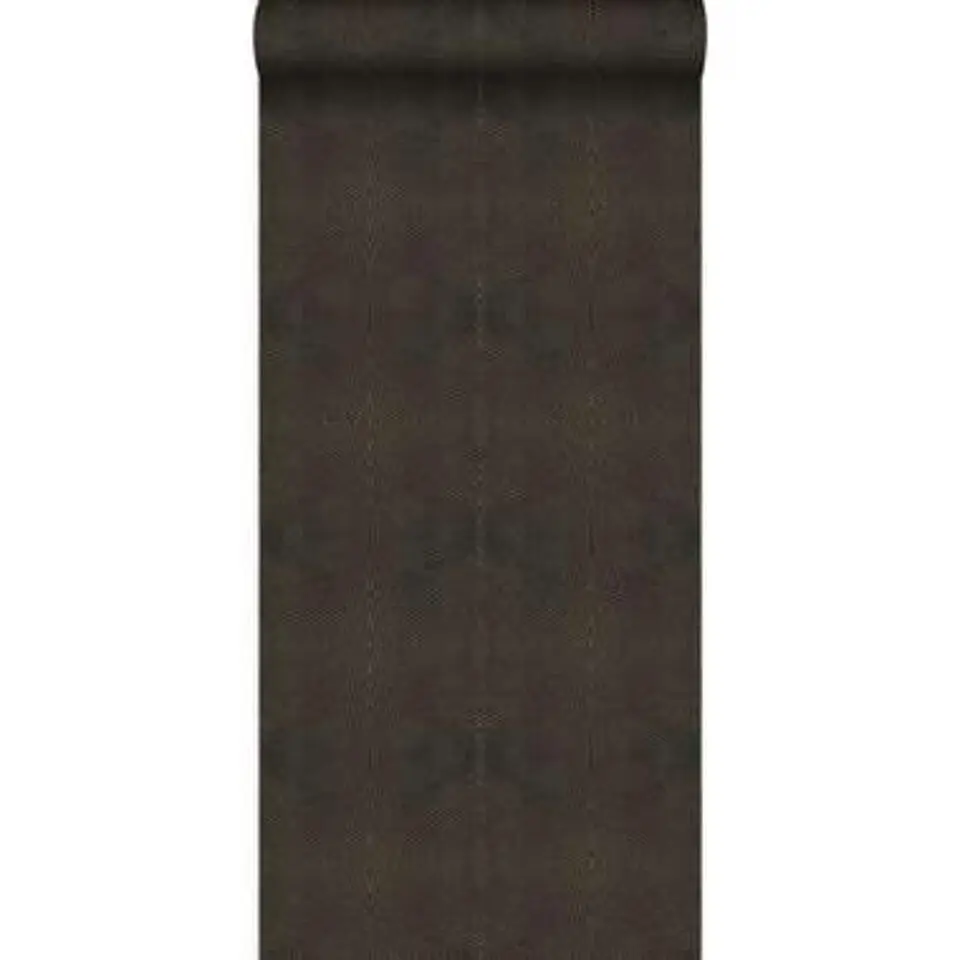 Origin behang - dierenprint - zwart en glanzend brons - 53cm x 10,05m