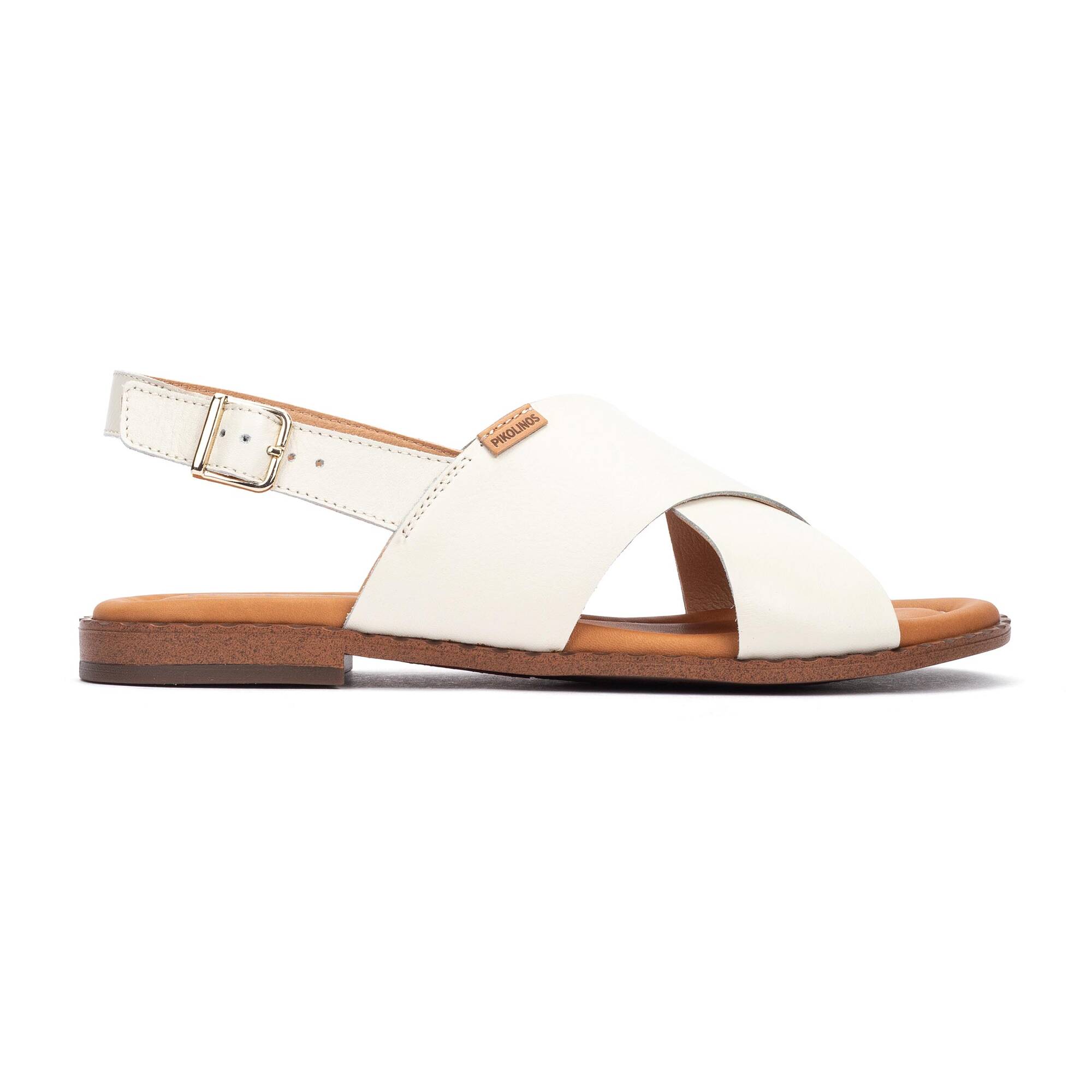 ALGAR - Sandalias planas con hebilla para mujer