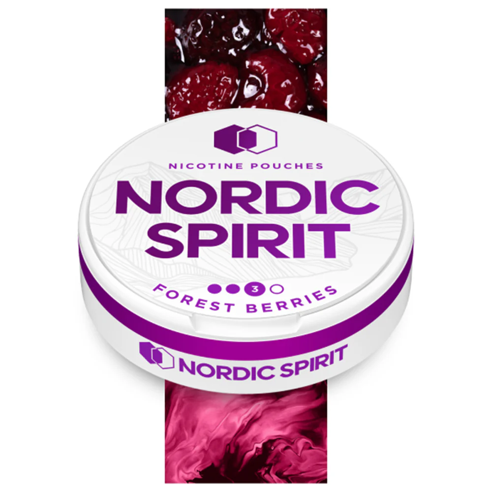 Nordic Spirit Nicotine Pouch Forest Berries 9mg - Strong