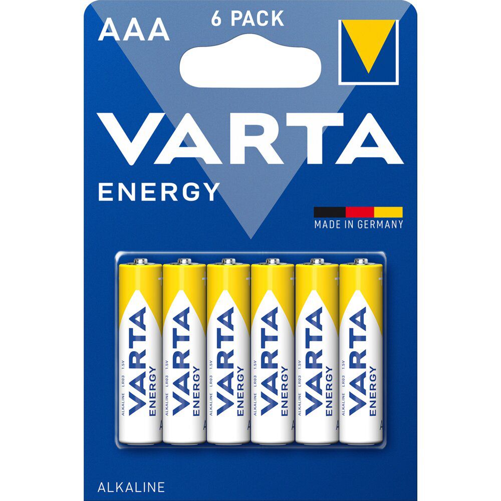Pile alcaline Varta LR03 type AAA x6