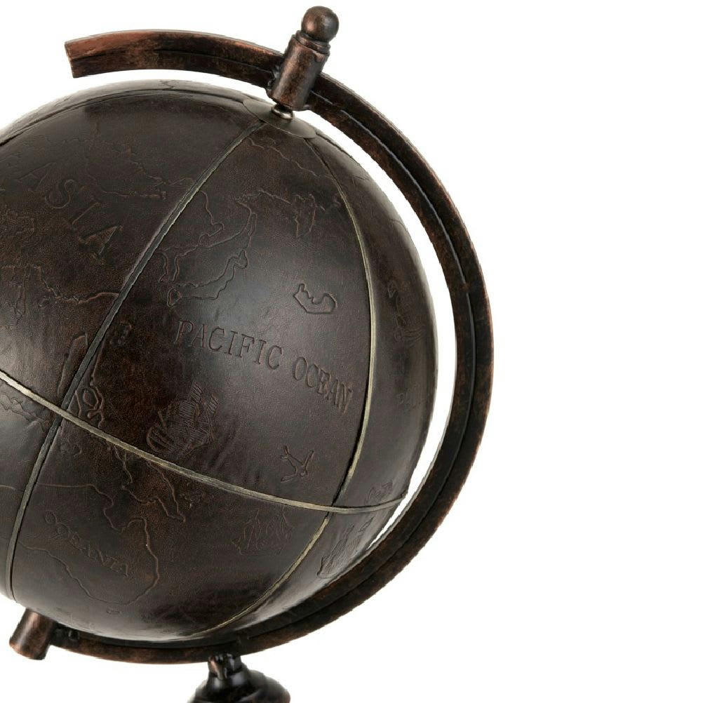 - Décoration grand globe terrestre en métal