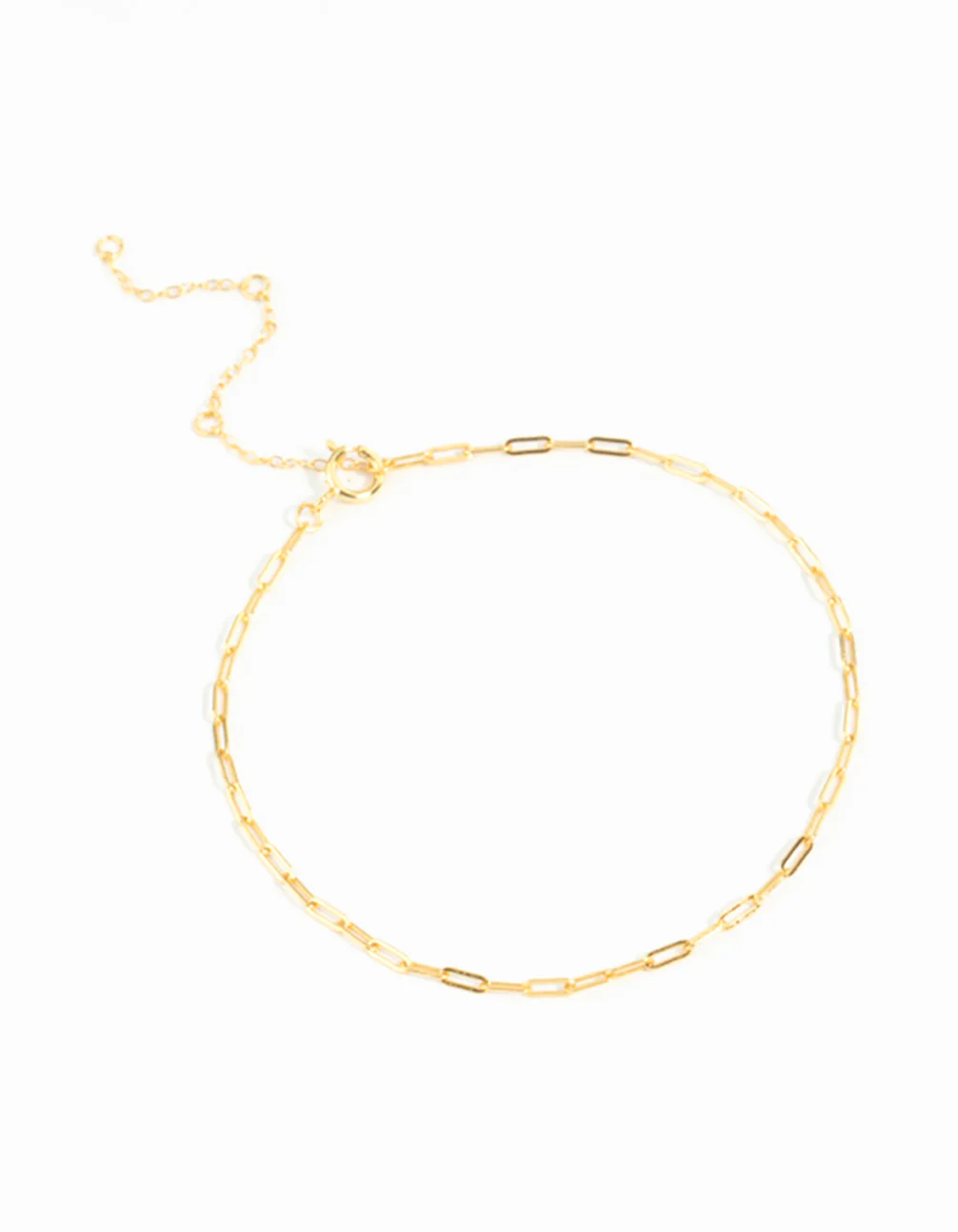 Gold Plated Sterling Silver Open Link Bracelet